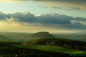 Festung Koenigstein vom Gohrisch
